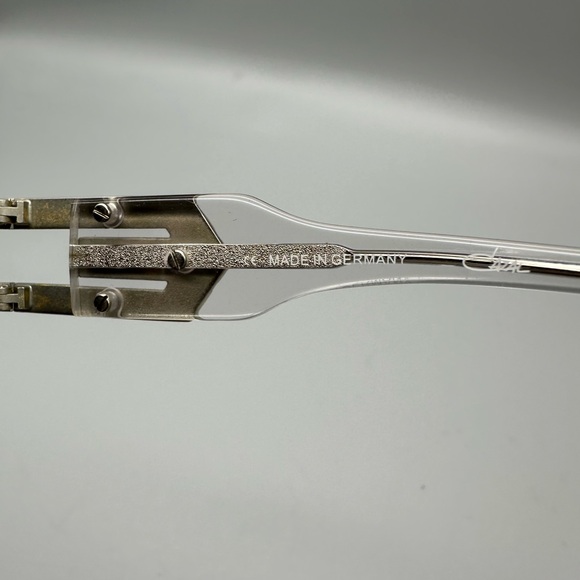 Cazal Mod 163 Col 02 Sunglasses Silver Blue Clear 59-12-135 Made In Germany Rare - Picture 6 of 6